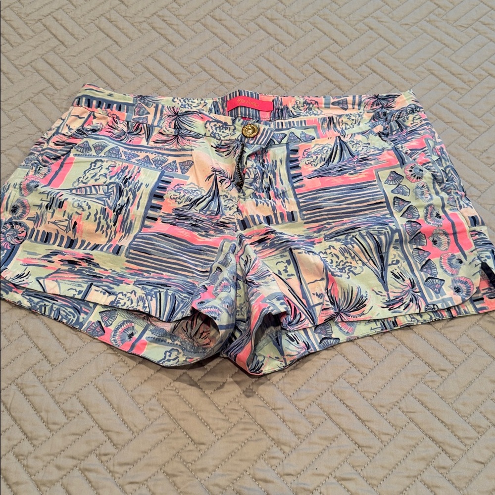 Lilly Pulitzer Multicolor Patterned Women Shorts
